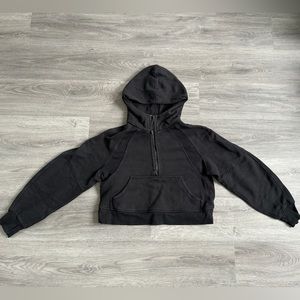 Lulu Lemon Scuba Hoodie Size Extra Small Small Black